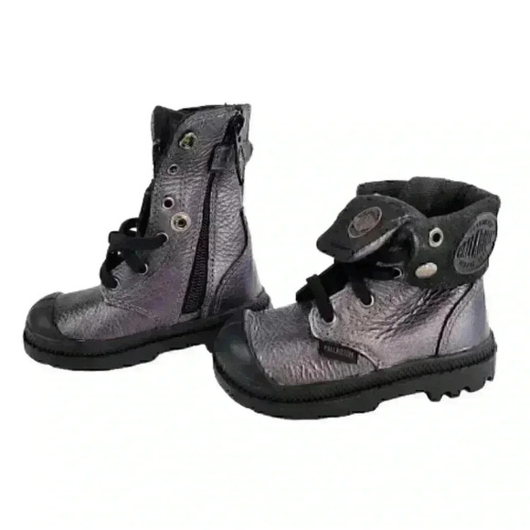 Palladium Baggy Ml Zip Hiking Boots Boy's Toddler Size 4 - Picture 1 of 9
